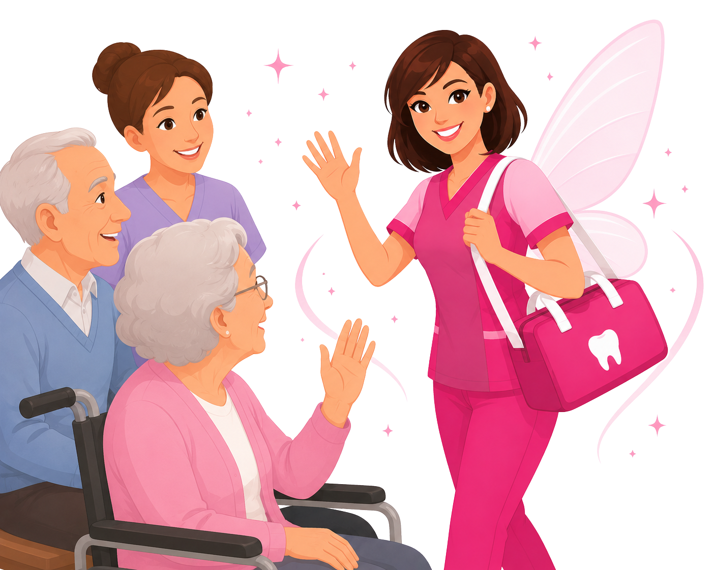 The Sparkle Fairy care home dental hygienist